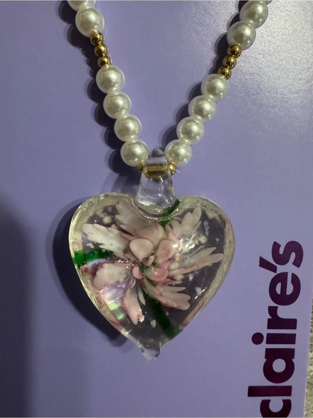 Claires claire necklace